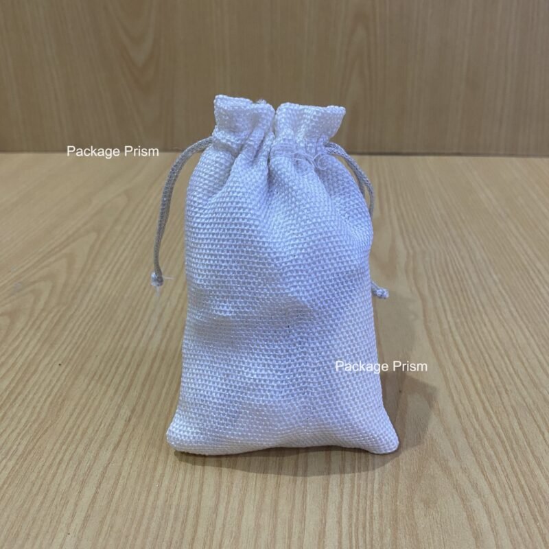 White Bidh Pouch