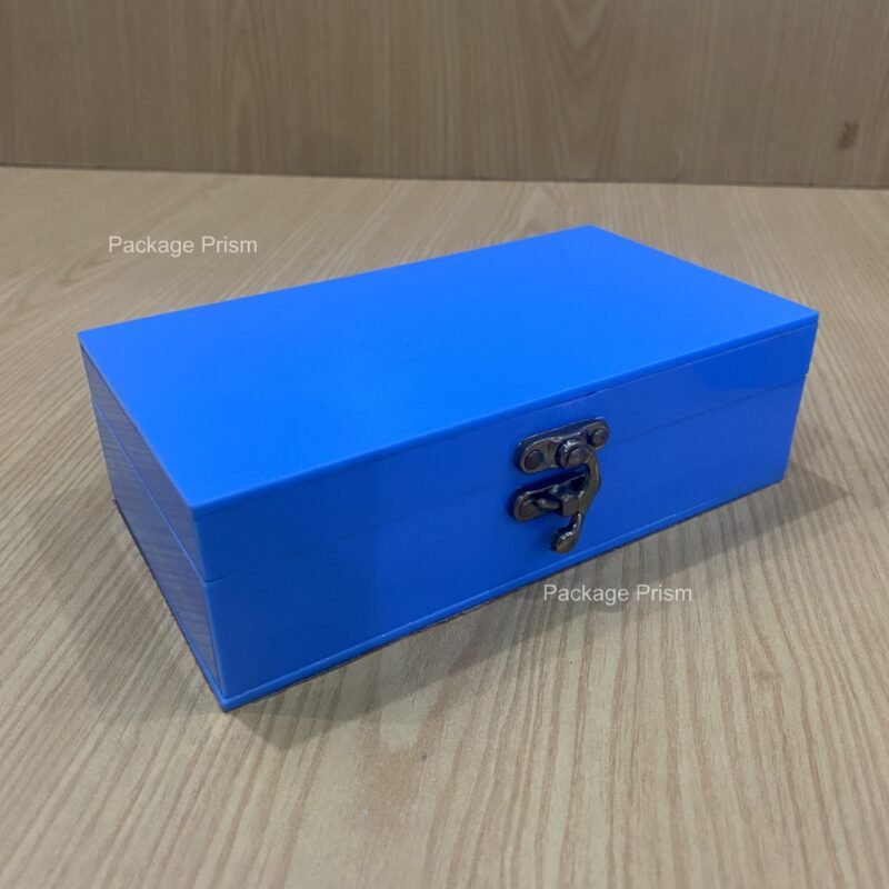 Blue acrylic box half kg