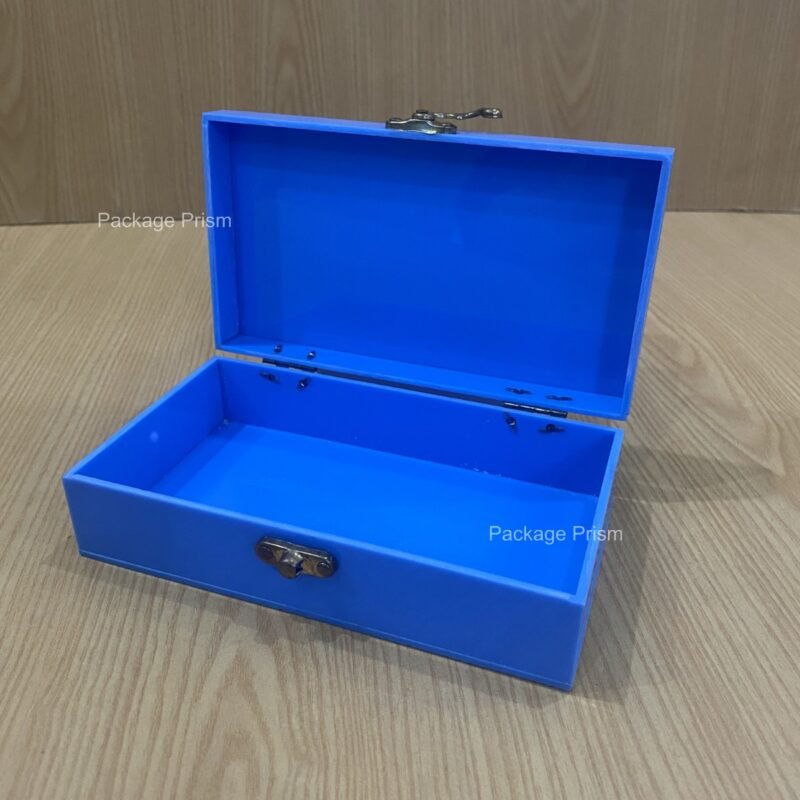 Blue acrylic box half kg